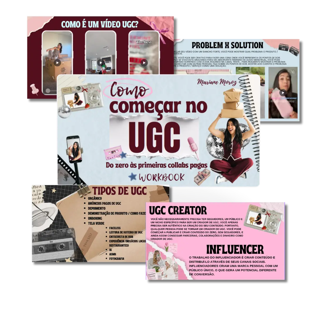UGC Creator Guide — Mockup do produto